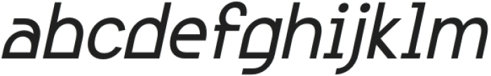 Qalited Italic otf (400) Font LOWERCASE