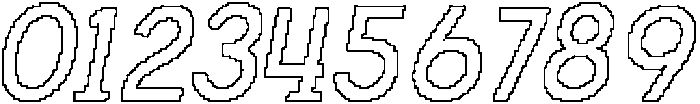 Qalited Pixel Outline otf (400) Font OTHER CHARS