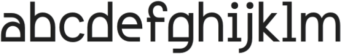 Qalited Regular otf (400) Font LOWERCASE