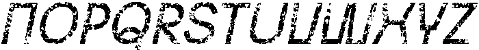 Qalited Stamp Italic otf (400) Font UPPERCASE