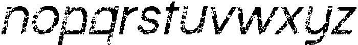 Qalited Stamp Italic otf (400) Font LOWERCASE