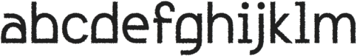 QalitedRough-Regular otf (400) Font LOWERCASE