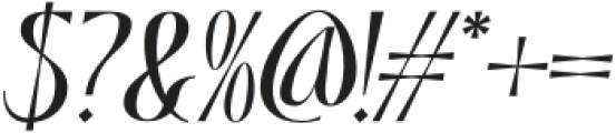 Qalodie Italic otf (400) Font OTHER CHARS