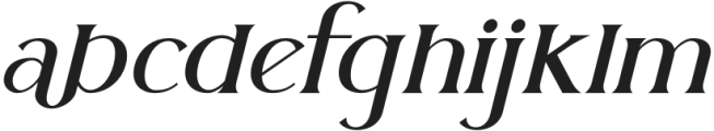 Qandeta Italic otf (400) FONT