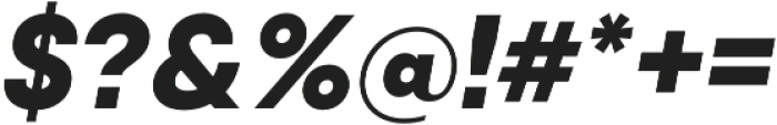 Qanelas ExtraBold Italic otf (700) Font OTHER CHARS