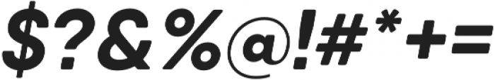 Qanelas Soft Bold Italic otf (700) Font OTHER CHARS