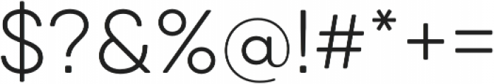 Qanelas Soft Light otf (300) Font OTHER CHARS