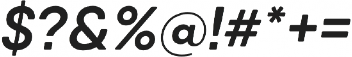 Qanelas Soft SemiBold Italic otf (600) Font OTHER CHARS