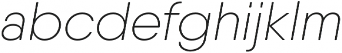 Qanelas Soft UltraLight Italic otf (300) Font LOWERCASE