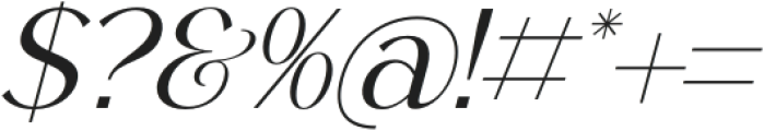 Qasbyne Italic otf (400) Font OTHER CHARS