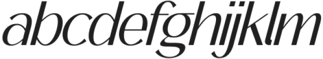 Qasbyne Italic otf (400) Font LOWERCASE