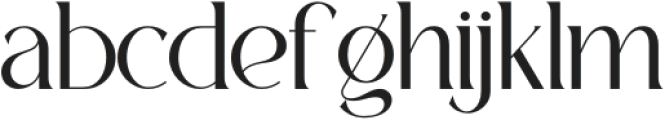 Qashida Regular otf (400) Font LOWERCASE