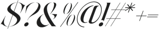 Qaska Luxury Italic otf (400) Font OTHER CHARS