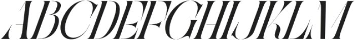 Qaska Luxury Italic otf (400) Font UPPERCASE