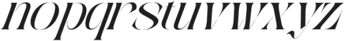 Qaska Luxury Italic otf (400) Font LOWERCASE
