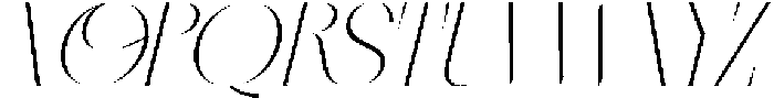 Qasnors Italic otf (400) Font UPPERCASE