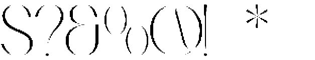 Qasnors otf (400) Font OTHER CHARS