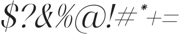 Qasntel Italic otf (400) Font OTHER CHARS