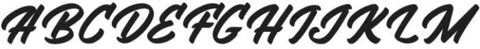 Qasttela Script Italic otf (400) Font UPPERCASE