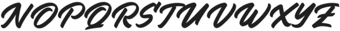 Qasttela Script Italic otf (400) Font UPPERCASE