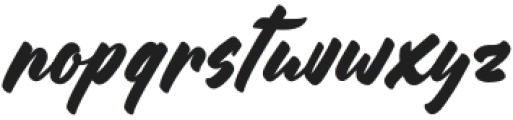 Qasttela Script Italic otf (400) Font LOWERCASE