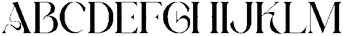 Qaveria otf (400) Font UPPERCASE
