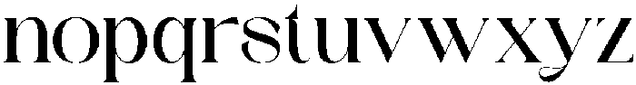 Qaveria otf (400) Font LOWERCASE