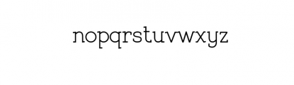 Qarross Modern Serif with Alternates Font LOWERCASE