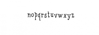 Qarrotface Handwritten Serif Font Font LOWERCASE