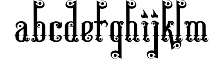 Qalam Font LOWERCASE