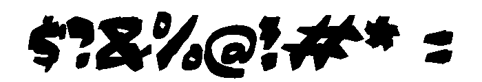 QABOOM Font OTHER CHARS
