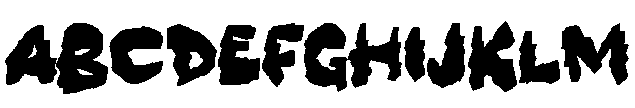 QABOOM Font UPPERCASE