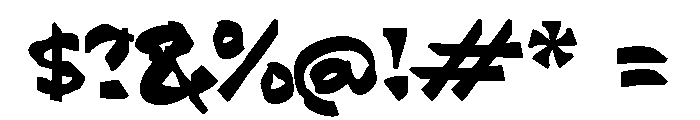 QAGROUND Font OTHER CHARS
