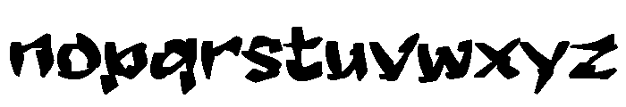 Qaback Font LOWERCASE