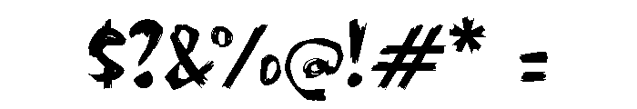 Qabeco Font OTHER CHARS