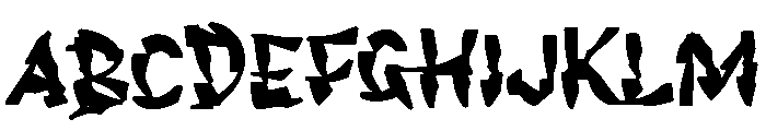 Qabird Font UPPERCASE