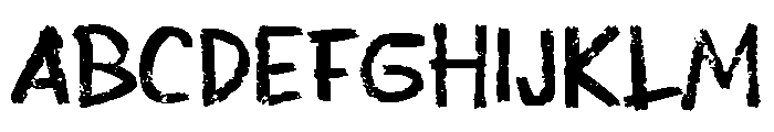 Qableng Font UPPERCASE