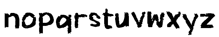 Qableng Font LOWERCASE