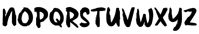 Qablowy Brush Font UPPERCASE