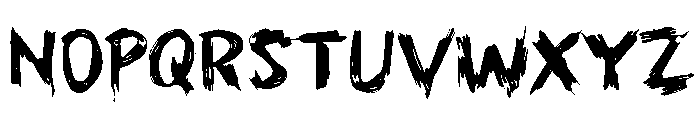 Qabrani Font UPPERCASE