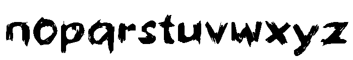 Qabrani Font LOWERCASE
