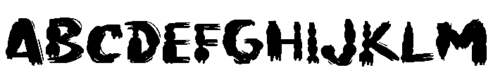 Qabru Font UPPERCASE