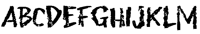 Qabzo Font UPPERCASE
