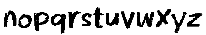 Qabzo Font LOWERCASE