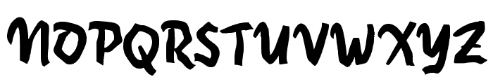Qacky Brush Font UPPERCASE