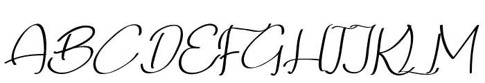 Qalin Demo Handwritting Font UPPERCASE