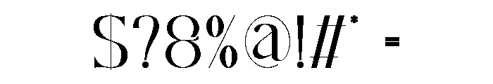 Qalisten Font OTHER CHARS