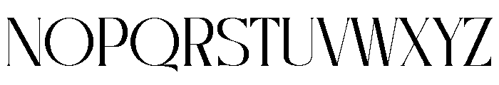 Qalisten Font UPPERCASE
