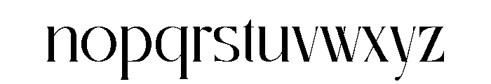 Qalisten Font LOWERCASE