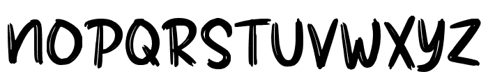 Qansa Brush Font UPPERCASE